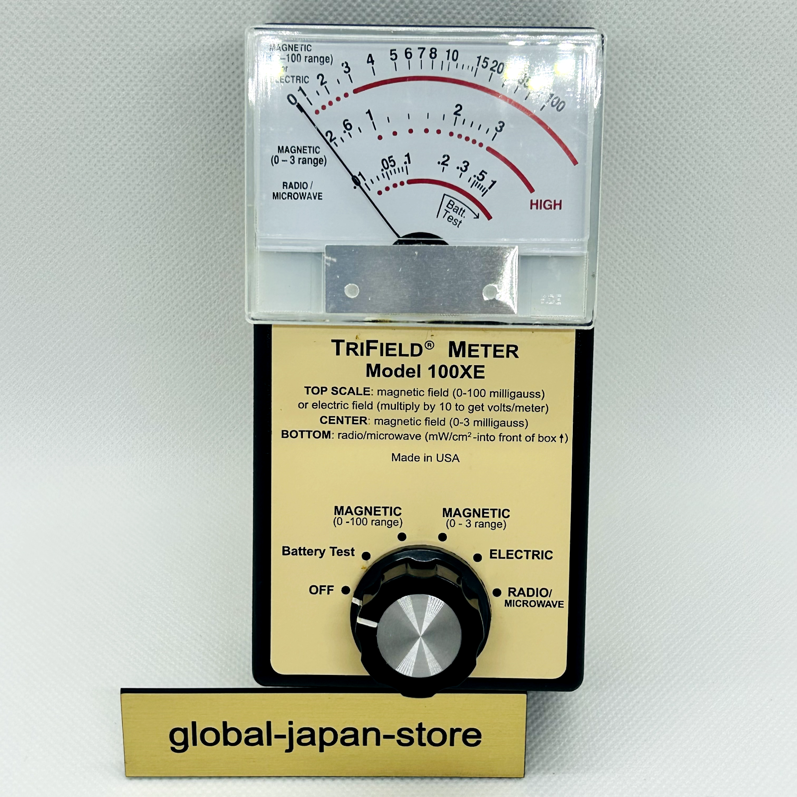 TRIFIELD METER Model 100XEモデル　電磁波測定器 ◇トリフィールドメーター(TRIFIELD) 電磁波測定器 モデル 100XE