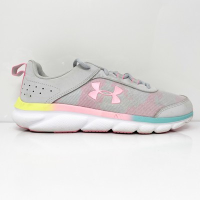 

Under Armour Boys Assert 8 3022100-105 Серые кроссовки для бега, размер 6 лет, Серый, Assert 8