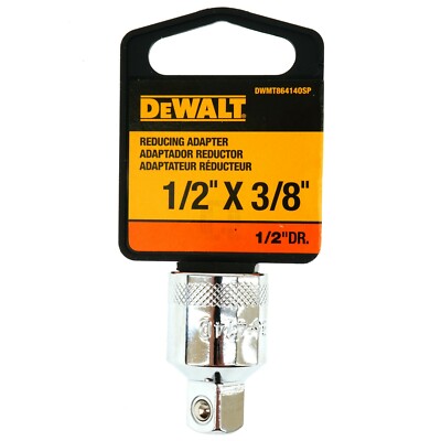 Dewalt DWMT86414OSP 1/2'' x 3/8'' Chrome Reducing Adapter, 86-414D