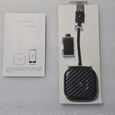 Wireless CarPlay Adapter For iPhone Apple Carplay Dongle Plug Play Type-C/USB