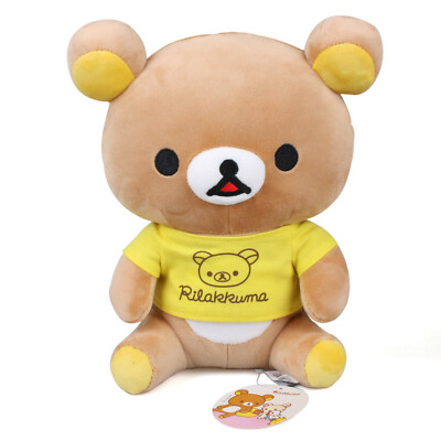 Official 10'' 26Cm Licensed San-X Rilakkuma Bear Plush Toys Soft Stuffed Doll