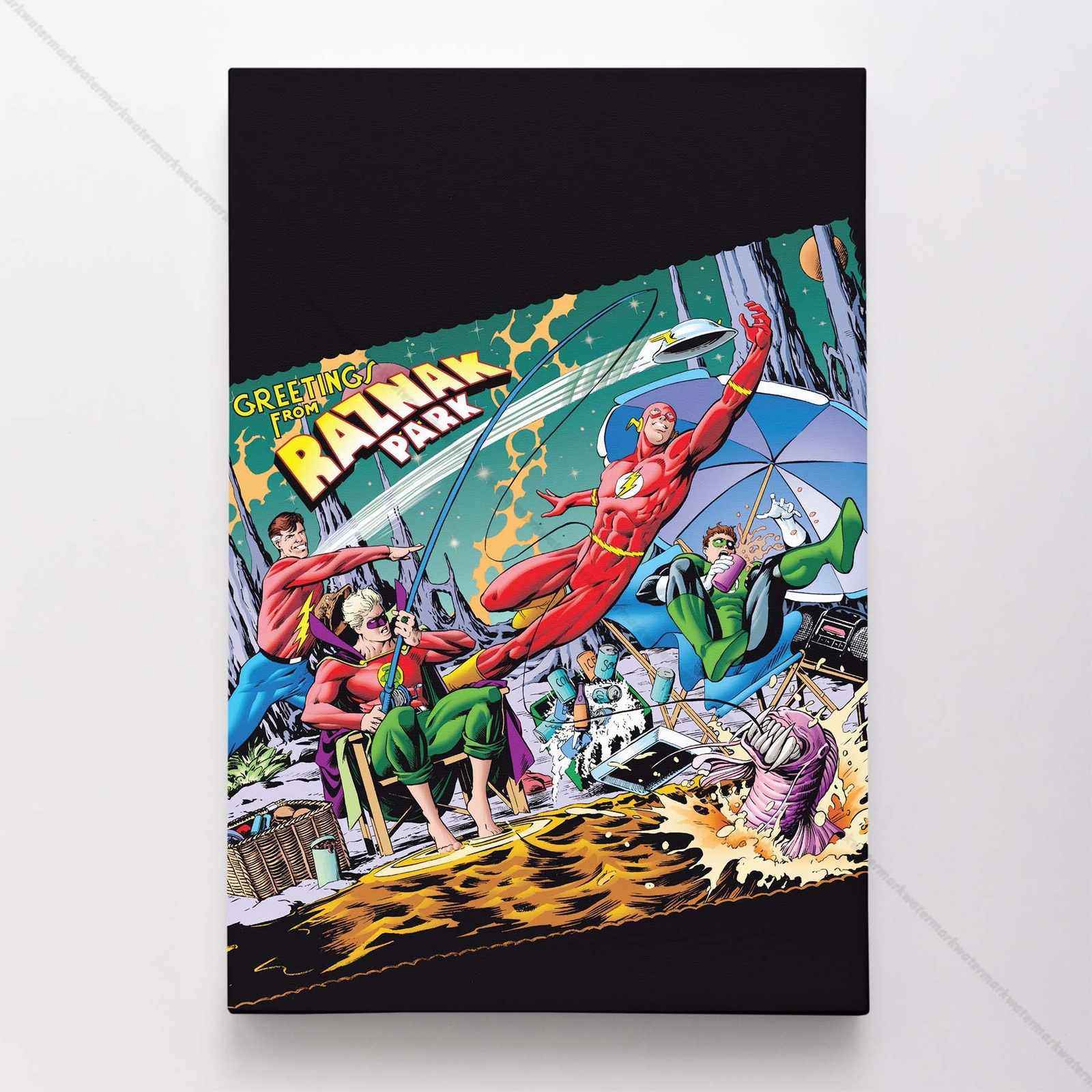 Green Latern Poster Canvas DC Comic Book Cover Art Print #27100