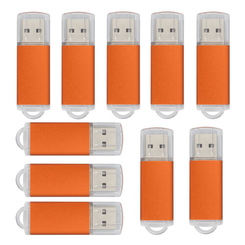 Bulk 10 1GB Rectangle Shape USB Flash Drive Thumb Drive Memory Stick Storage