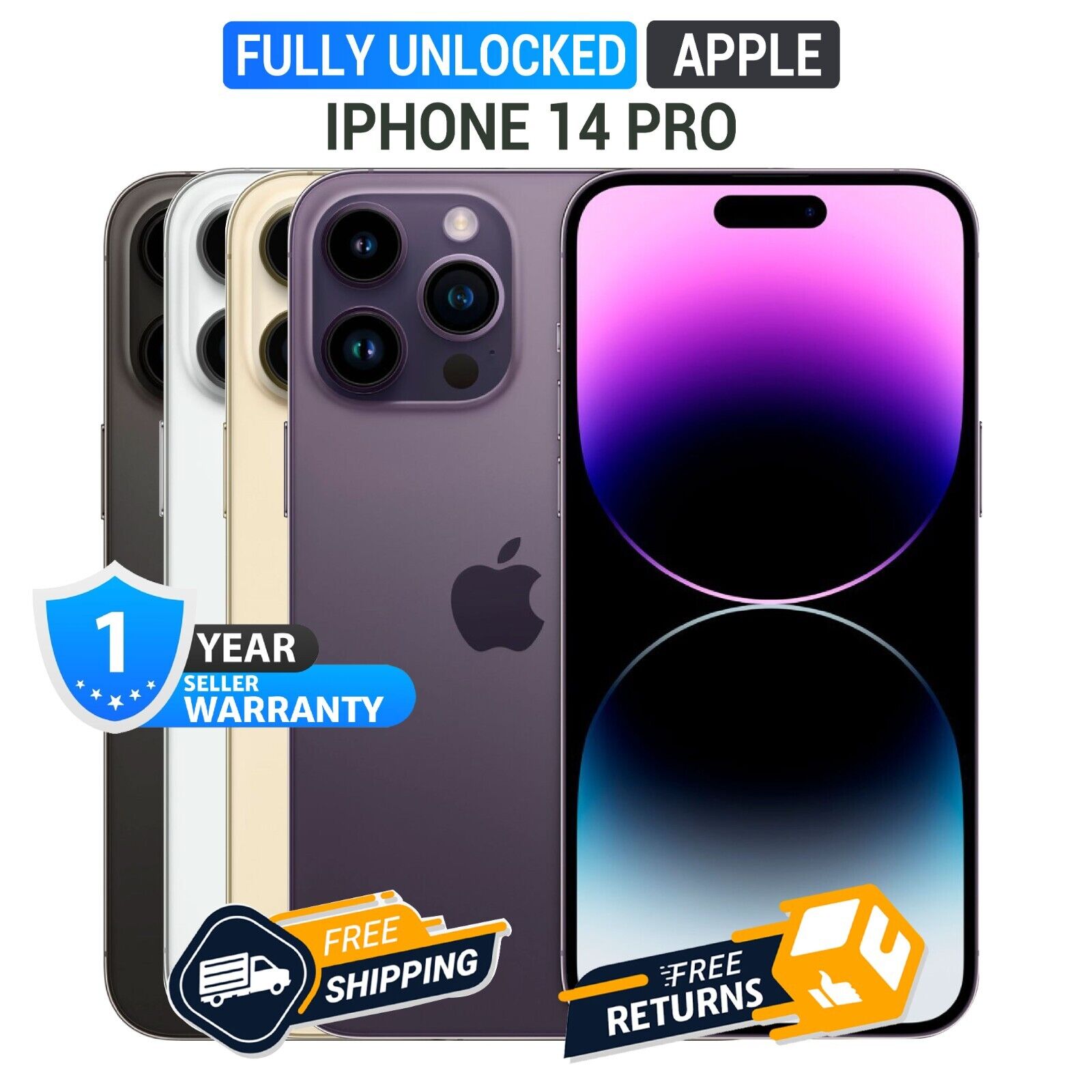 Apple iPhone 14 Pro 5G Unlocked (A2650) - Excellent Condition | eBay Apple iPhone 14 Pro 5G Unlocked (A2650) - Excellent Condition | eBay