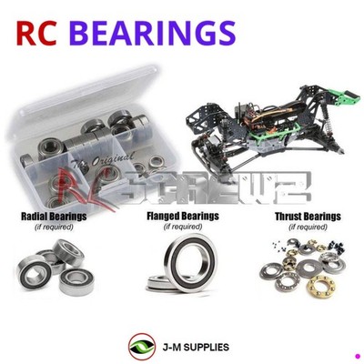 RCScrewZ Rubber Shielded Bearings los124r for Losi LMT 1/8 4WD LOS04022 | KIT