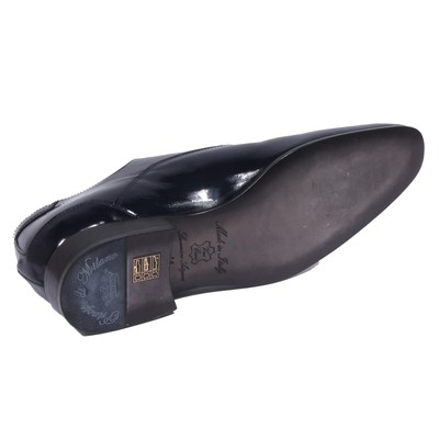 PRINCIPE DI MILANO 0877J SCARPA CLASSICA UOMO BLUE PRINCIPE DI MILANO BRUSHED LEATHER SHOE MAN