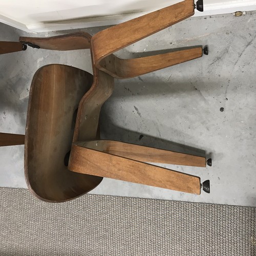 2 Vintage Eames Molded Plywood Wood Side Chair Herman Miller Parts