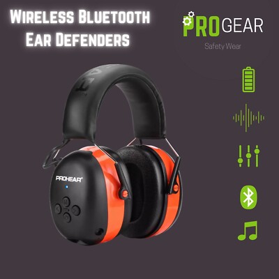 Wireless Bluetooth Ear Defenders/ Headphones - PROHEAR