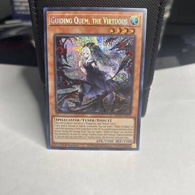 Yugioh! Guiding Quem, The Virtuous - MP24-EN078 - Prismatic Secret Rare - 1st Ed