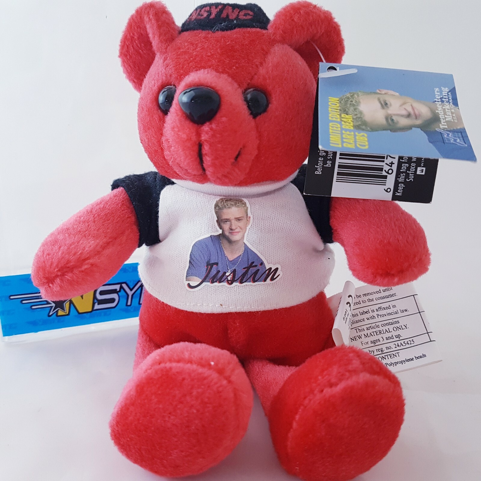 Justin Timberlake NSync Rare Bear Cubs Limited Edition