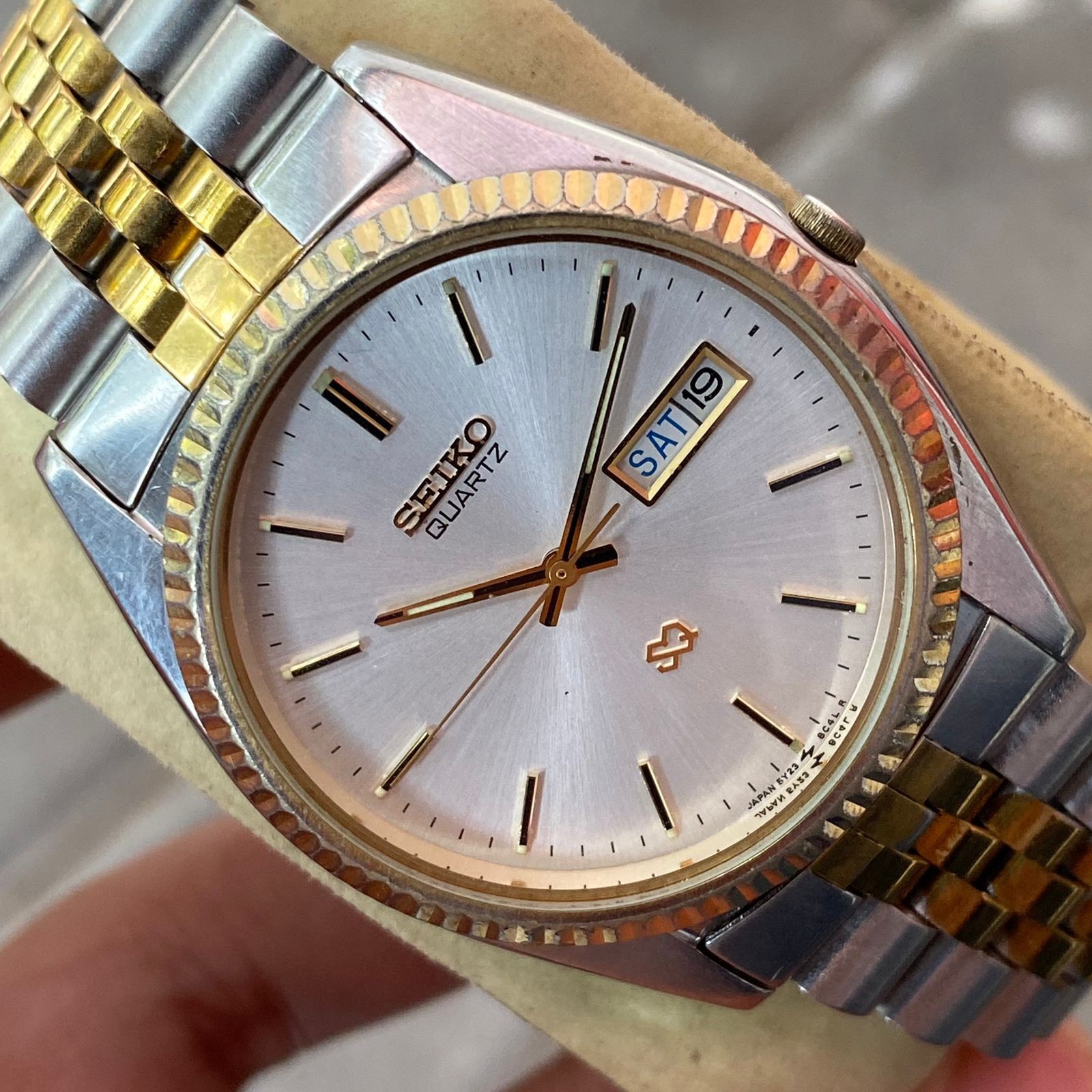 時計 Yasuyasu Seiko Quartz 'SQ' [Ref: 5Y23-8A70] BMBY: April 1988 Serial