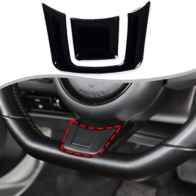 Glossy Black  Driver Side Dashboard Panel Trim Sticker For Jaguar F-TYPE 2013-22