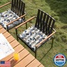 DYTXIII Set of 4 Outdoor Square Chair Cushions 18.5