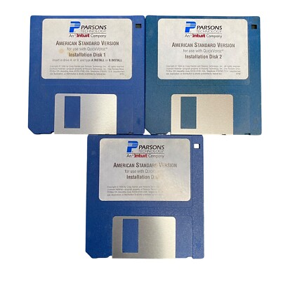 3 Parsons Technology 3.5 Floppy Disks American Standard Version for QuickVerse