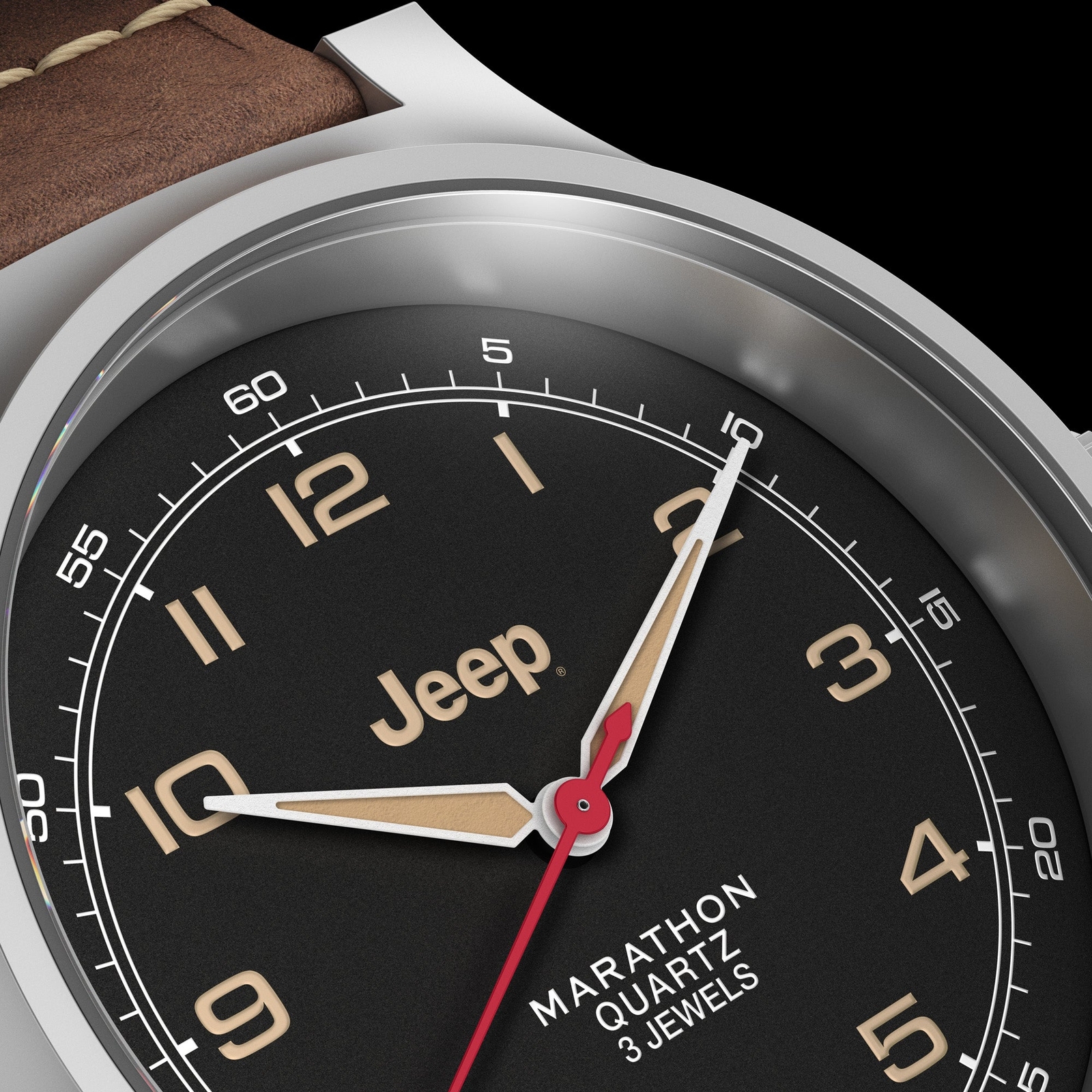 Pre-owned Marathon Watch 41mm Jeep® Willys Ssgpq (officer's Quartz)