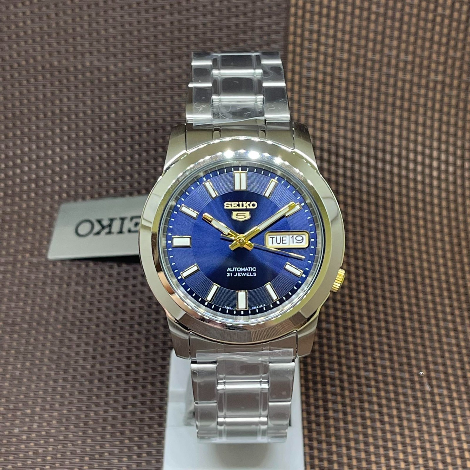 時計 SEIKO5 SNKK11K1 Automatic Watch Seiko 5 SNKK11K1 Blue Analog Automatic Stainless Steel Men's