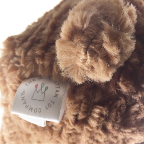 Manhattan Toy Company Brown Teddy Bear Stuffed Animal Holiday Bear Soft Plush