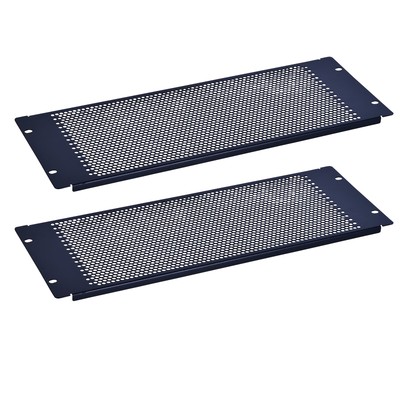 RackPath 4U Blank Rack Mount Panel Spacer with Venting for 19in Server Rack E...