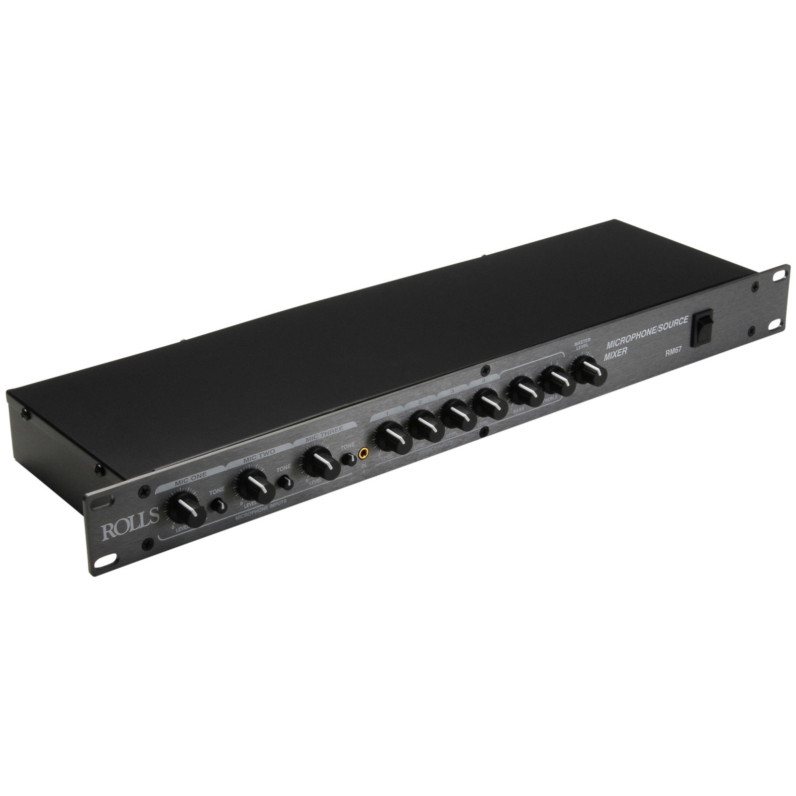 Rolls RM67 Rack Mount Mic/Line Mixer 3 XLR/4 RCA 1U eBay