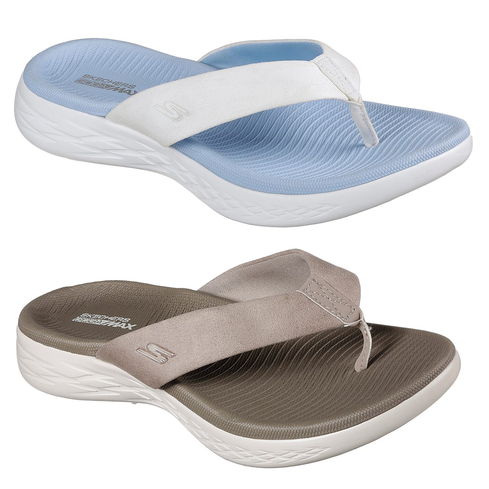 skechers toe post flip flops