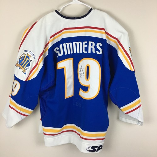 Memphis River Kings Game Worn Jersey Signed Matt Summers #19 Miller Lite