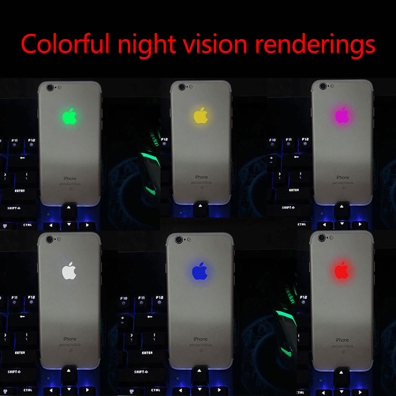 NEW Touchable Intelligent Led Light Glowing Logo For iPhone