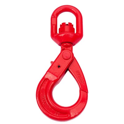 2 Ton Self Locking Swivel Hook Heavy Duty Rigging Swivel Lifting Hook 2 ton S...