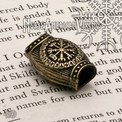 Viking Circles Beard Hair Jewelry Bead