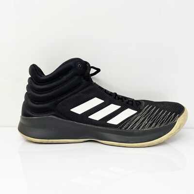 

Adidas Mens Pro Spark 2018 BB7538 Черные баскетбольные кроссовки Размер 9.5, Черный, Pro Spark 2018