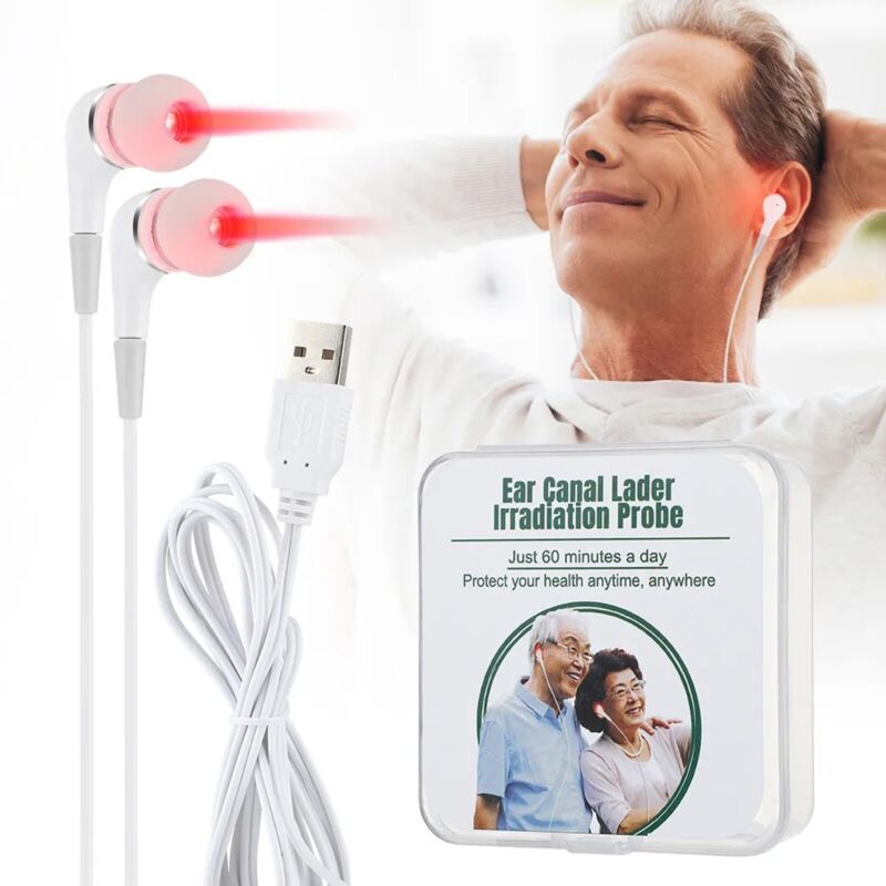 LUHAKA™ Infrapeace Red Light Therapy Earplugs (✨50%OFF)