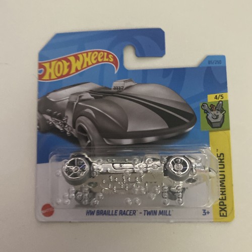 H3HJ 085 HW BRAILLE RACER - TWIN MILL Zamac Hot Wheels 2023