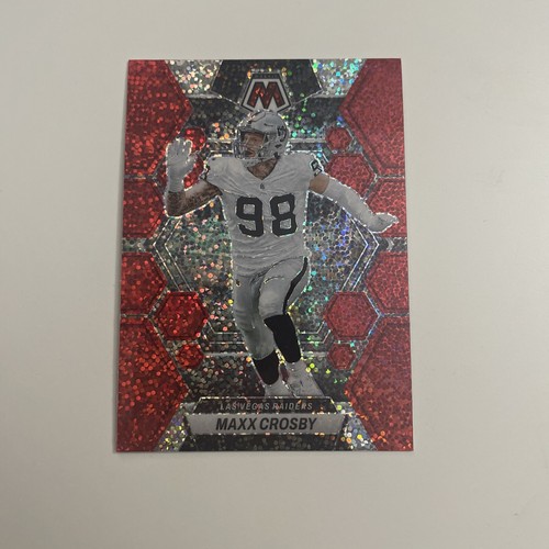 2023 Panini Mosaic Red Sparkle #123 Maxx Crosby | eBay