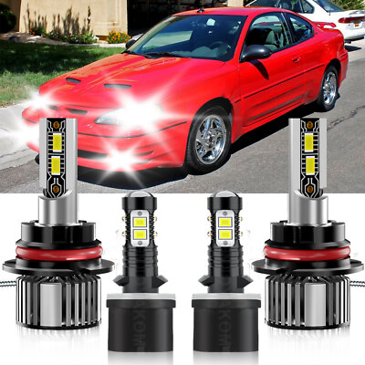 For Pontiac Grand Am 1999-2005 Combo LED Headlight High Low Beam Fog Light Bulbs