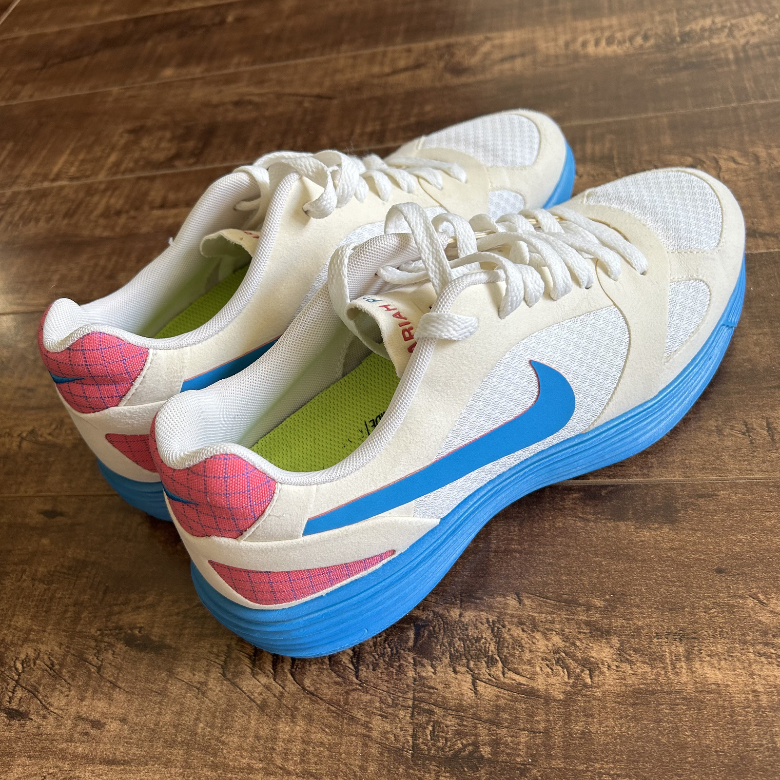 Nike Lunar Mariah Nd White Blue Pink Men US Size 8 | eBay