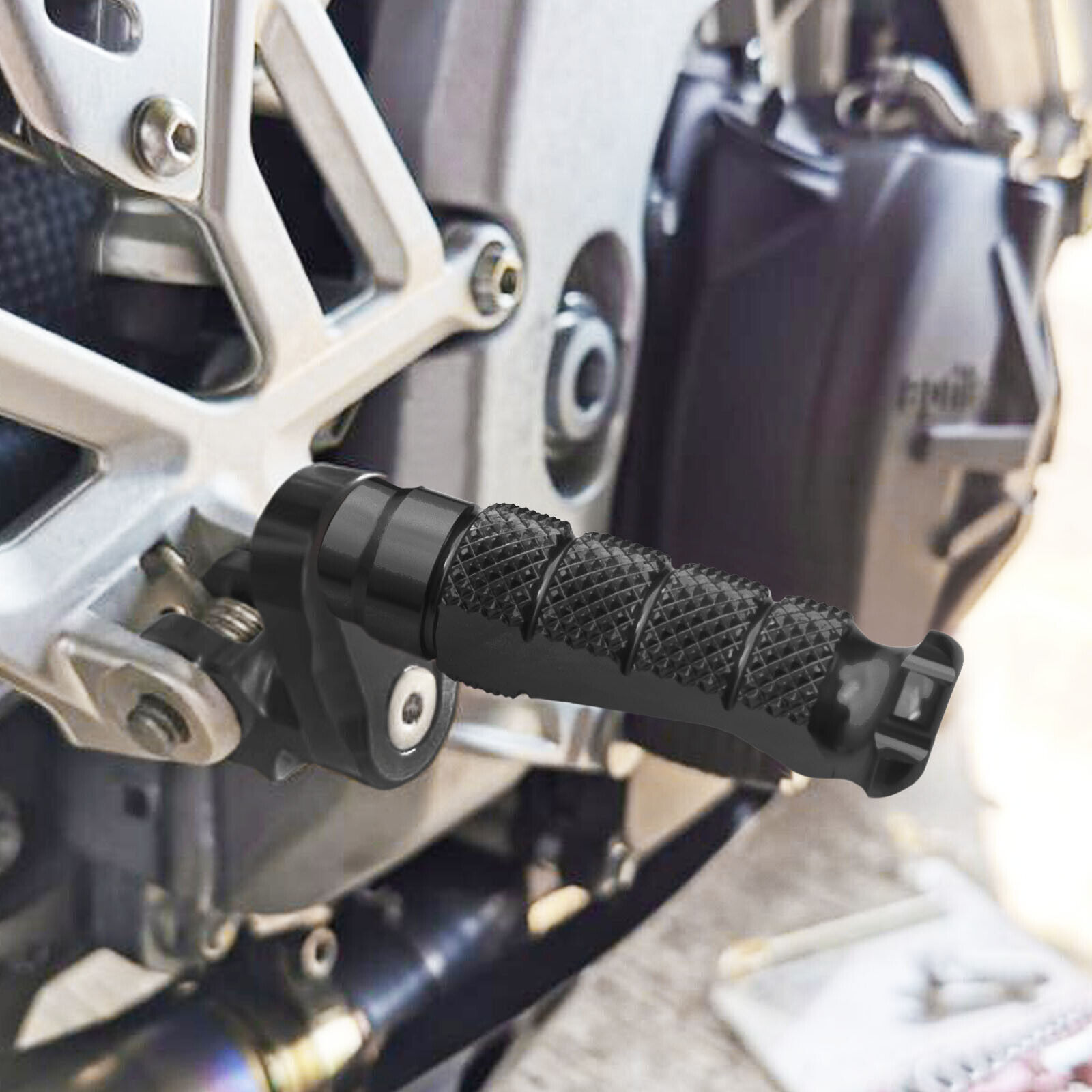 Black MCCP 1 inch Lower Front Foot Pegs For Kawasaki Ninja Black MCCP 1 inch Lower Front Foot Pegs For Kawasaki Ninja
