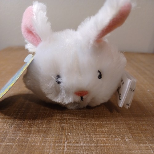 Rabbit Vibrant Life 8.25 inch GRS Certified Squeaky Plush Dog Toy