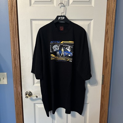 Ethereal Studios Initial D Impact Blue Tee Black Size XXL