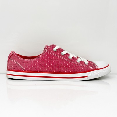 

Женские кроссовки Converse Chuck Taylor All Star Ox 547307F Red Casual Shoes Sz 8, Красный, Chuck Taylor All Star Ox
