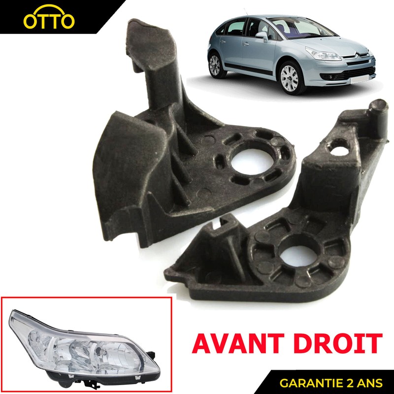 Support Clips Reparation Phare Avant Gauche PrÃ©Vu Citroen C4 I 04-11 - 621283