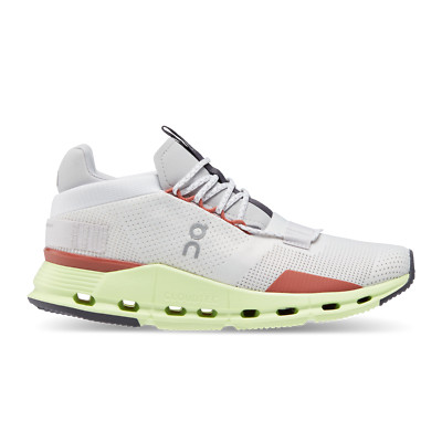 Women's On Cloudnova White Limelight 26.98489 US size 5-11 Fast Free Shipping