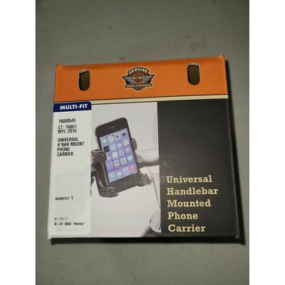 Harley Davidson Universal Handlebar Mount Phone Carrier - Multi-Fit 76000549