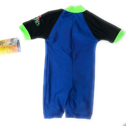 NWT Radicool Skin Rash Guard Childs One Piece Swimwear Size 2 SPF 100 Blue