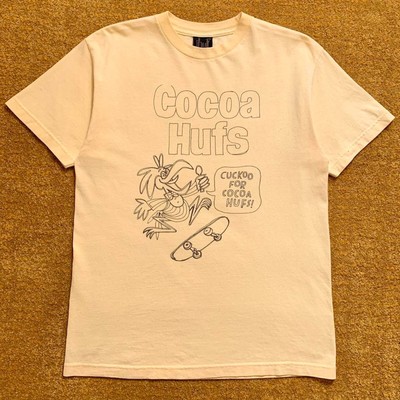 Vintage HUF Kevin Lyons 2005 USA Cocoa Puffs Y2K Skate Cereal Tee Shirt Medium