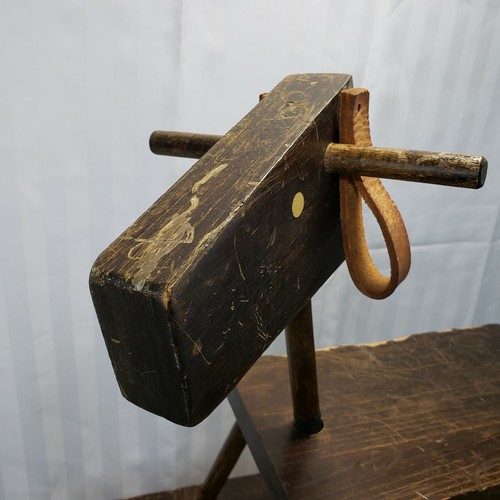 Children's Vintage Wooden Dog/Rocking Horse Rocker ~ Basketville Putney, Vermont