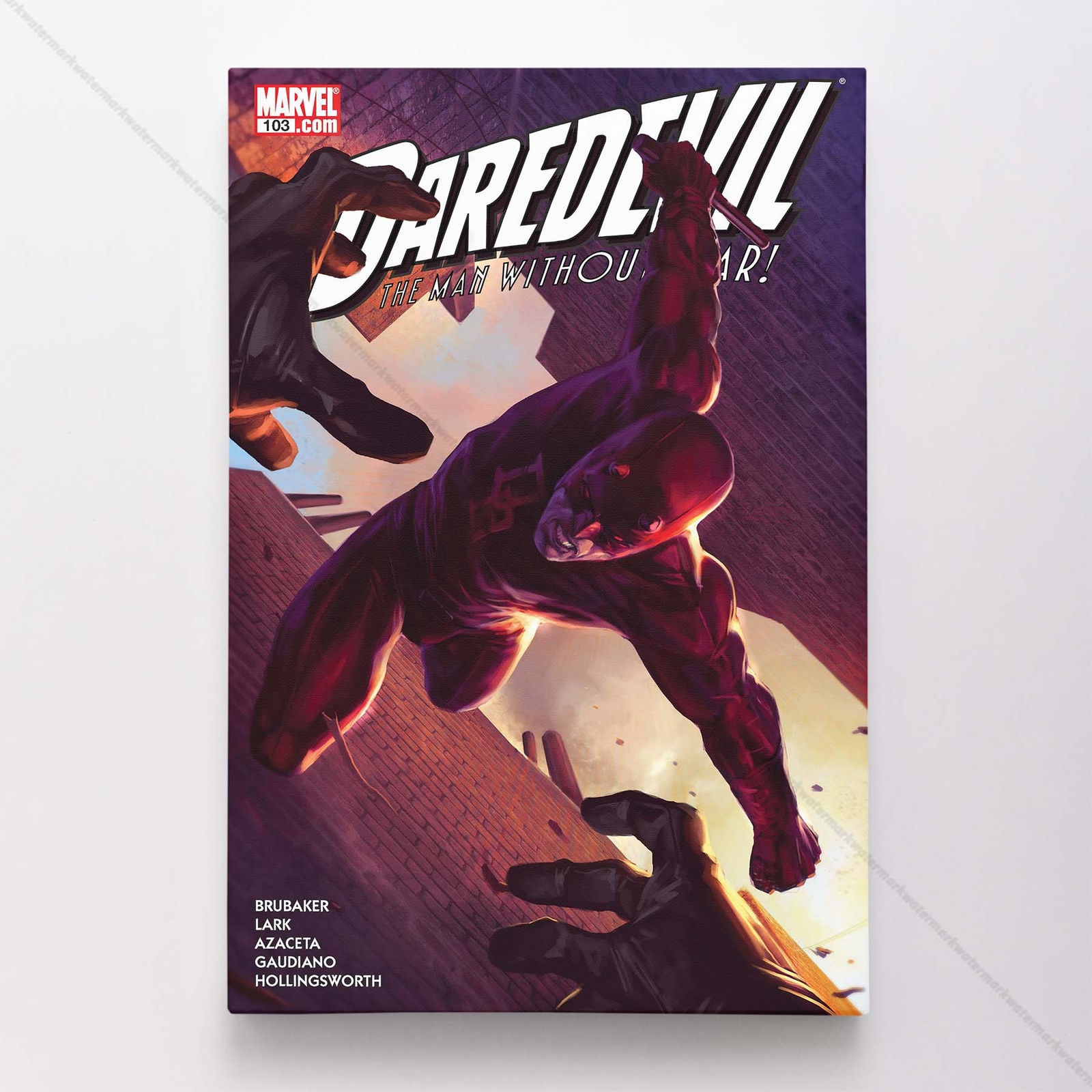 Daredevil Poster Canvas Vol 2 #103 Comic Book Art Print