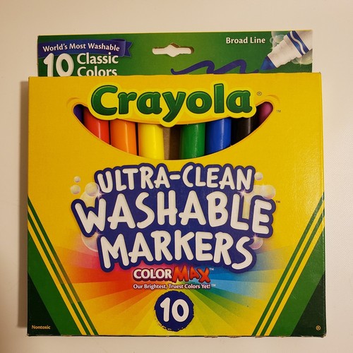 Crayola Ultra clean Broad line Classic Washable Markers (10 Count)