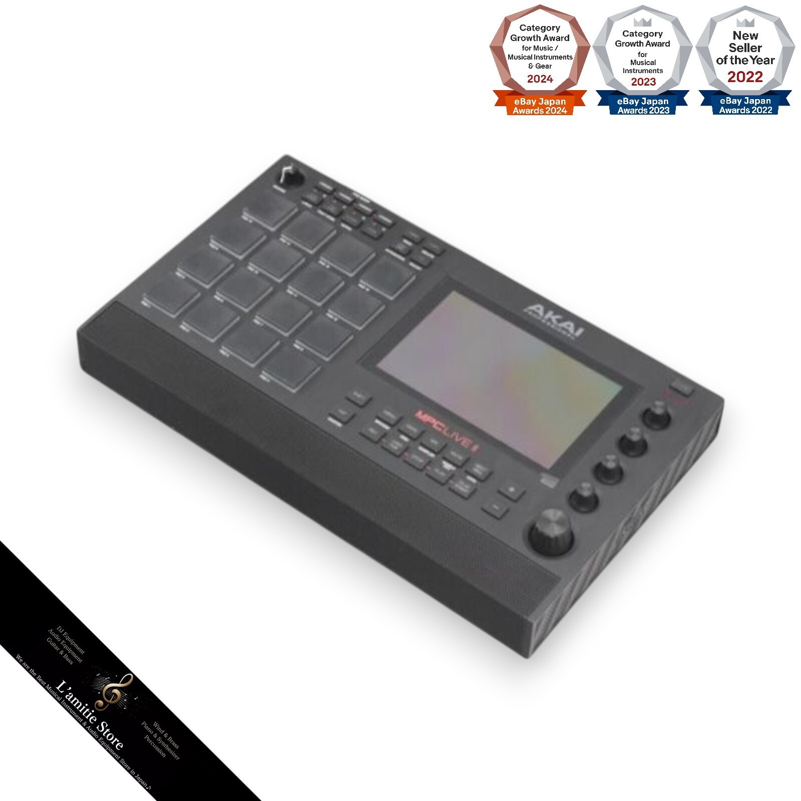 DJ機材 AKAI MPC Live II Akai Professional MPC Live II &Deck saver Standalone Sampler