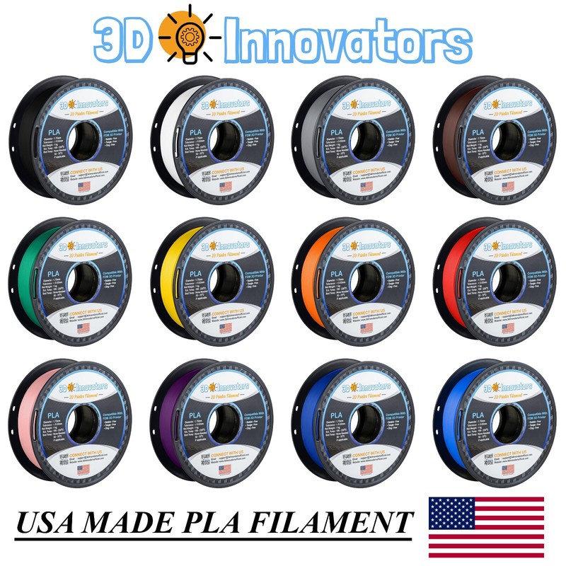 3D Innovators 3D Printer PLA Filament 1.75mm 1KG/2.2LB