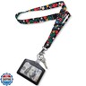 Lanyards for ID Badges and Keys, Cute Teacher Lanyard with Insert Pen Bag and Glasses Holder, Breakaway Safety Neck Lanyard for Women, Nurses, School Staff
