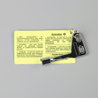 2PCS/ Lot Triangular key lift for elevator door, kone, selcom , schindler Key